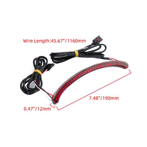 Bande LED de garde-boue arrière pour Harley Softail Fat Bob - vue 6