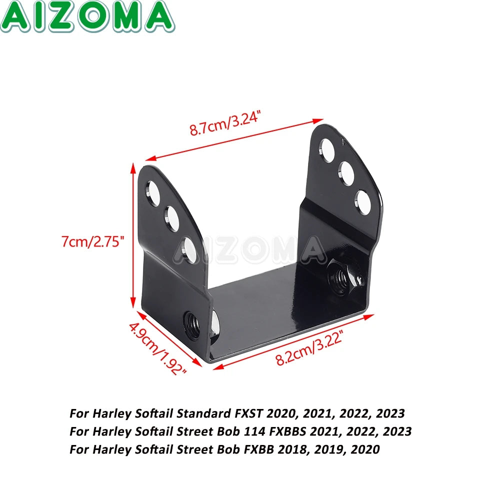 Guidon / accessoire de guidon pour Harley-Davidson Softail Street Bob FXBB FXBBS Standard FXST Low Rider Heritage Classic – photo 2/6