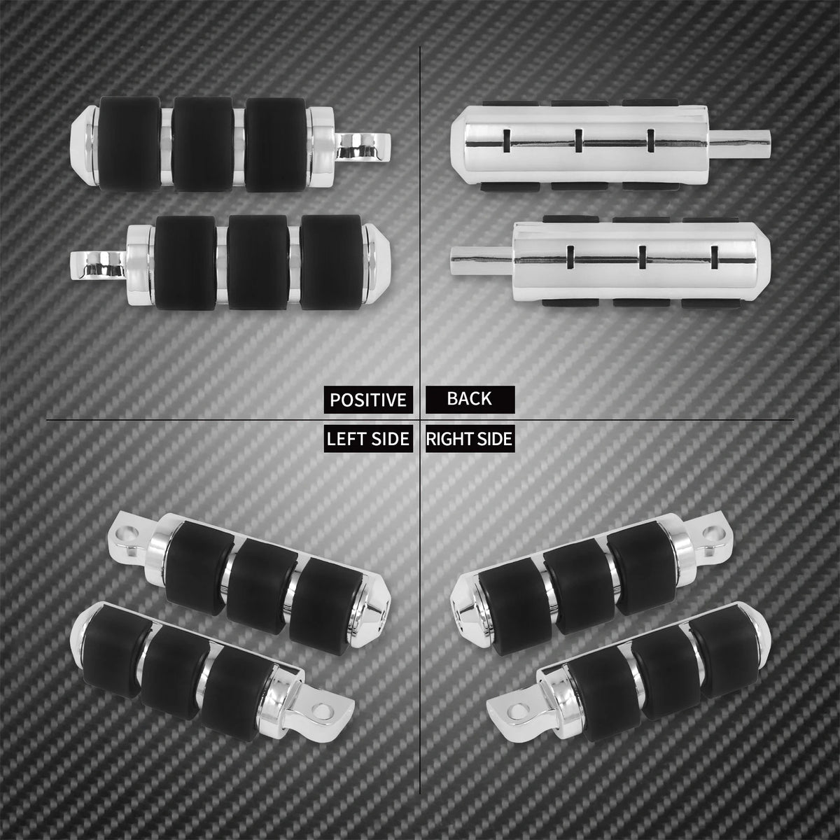 Repose-pieds en aluminium moulé pour Harley-Davidson Sportster XL883/1200, Touring, Road King, Road Glide & Softail Breakout – photo 5/8