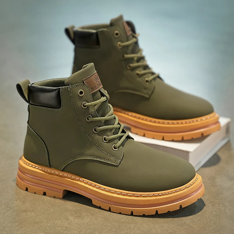 Bottines motard mixte beige - vue de détail