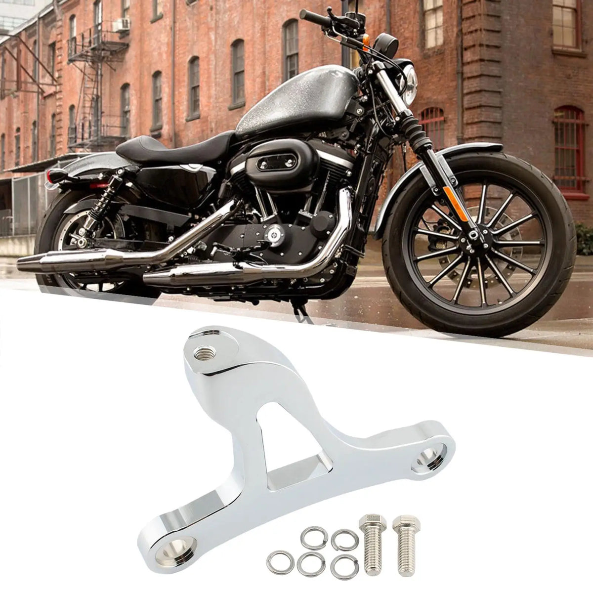 Support moteur avant en alliage d'aluminium - Harley-Davidson Sportster 883 XL883, 1200 XL1200L/R