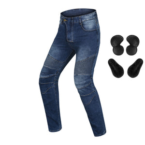 Pantalon moto homme anti-chute façon jean - vue 7