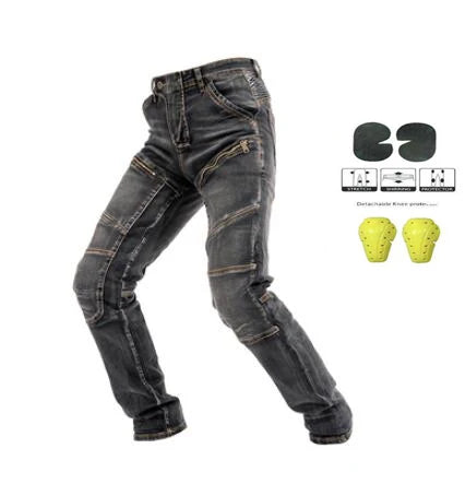 Pantalon Moto Renforcé 4 Genouillères Homme - vue 3