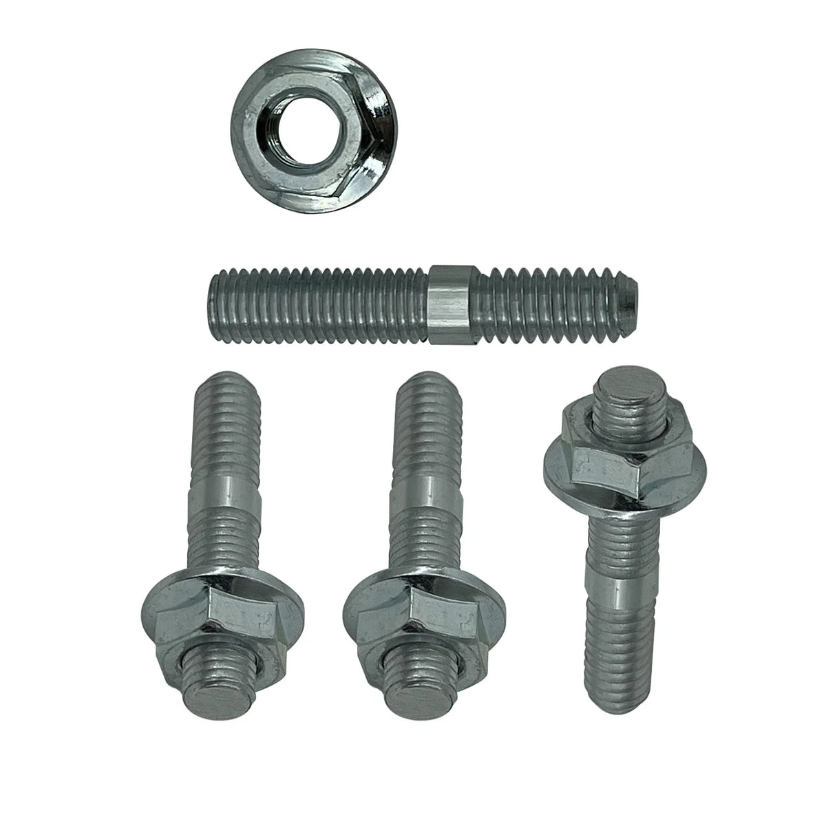 Goujons d'échappement M8 inox pour Harley Big Twin et Sportster - vue 5