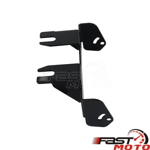 Support noir en acier pour phare additionnel de moto Harley-Davidson - vue 3
