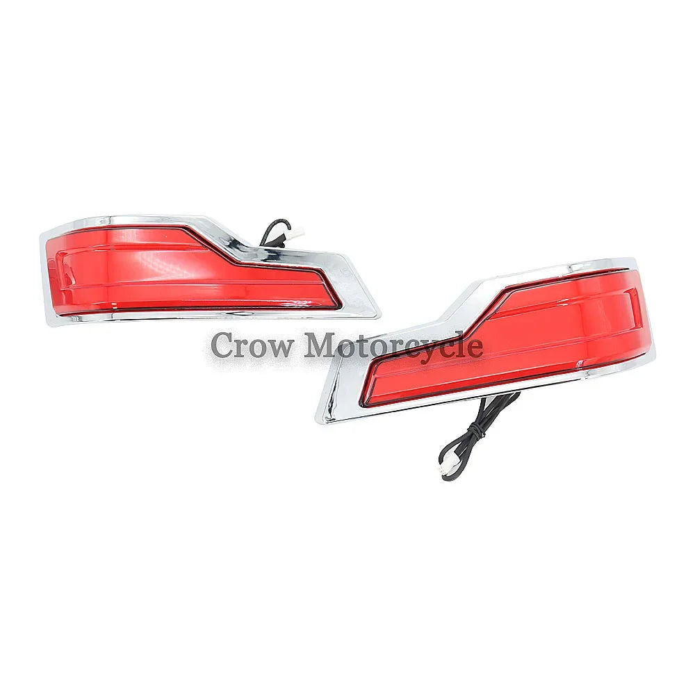 Feux LED de Top Case (Tour-Pak) Chrome, Lentille Rouge - Harley-Davidson Touring 2014-2022 & CVO 2023-2024 – photo 9/10