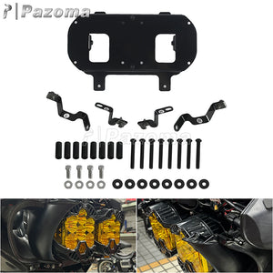 Support de phare noir Pazoma pour Baja Designs LP6 sur Harley-Davidson Road Glide - vue 2
