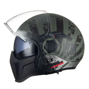 Casque moto modulable homme, vue de trois quarts - vue 21