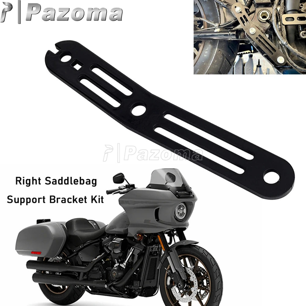 Support de fixation droit pour sacoche Harley Softail Low Rider ST, Sport Glide, Heritage Classic 2018-2024 - vue 1