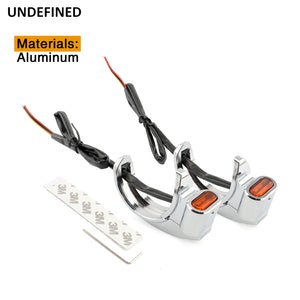Clignotants LED à collier de fourche pour Harley Sportster Dyna - vue 2