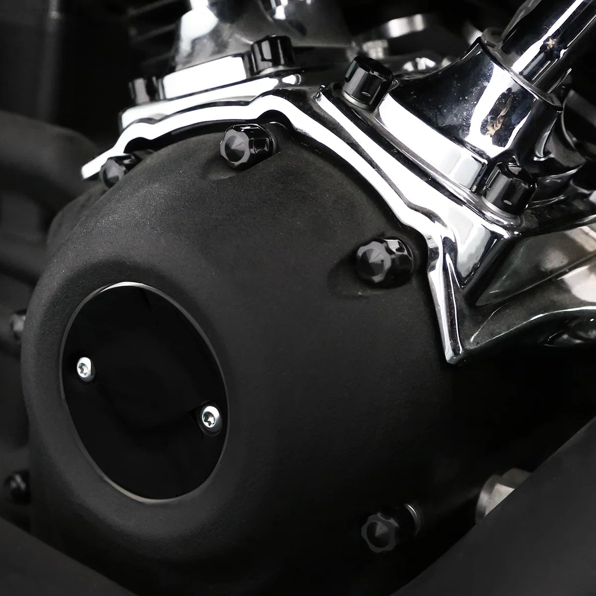Kit de caches de vis moteur pour Harley Softail et Touring - vue 3