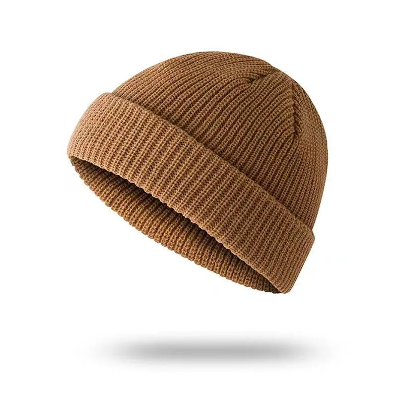 Bonnet tricot thermique à revers roulé pour l'hiver - vue 10