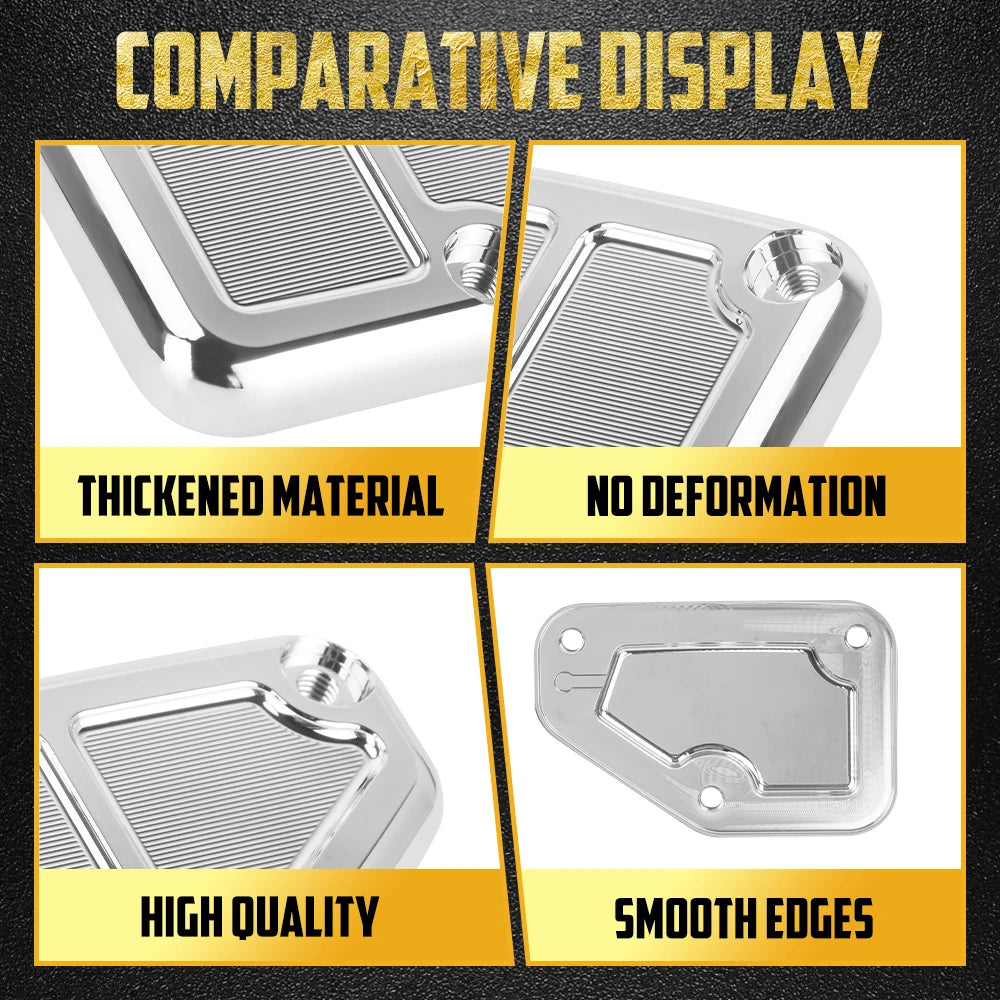 Cache maître-cylindre de frein avant pour Harley-Davidson Touring Street Glide, Road Glide, CVO 2023.5-2025 – photo 4/8