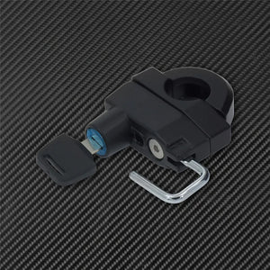 Antivol de Casque pour Guidon 25mm avec 2 Clés - Harley-Davidson Sportster, Touring, Dyna, Softail – photo 4/7