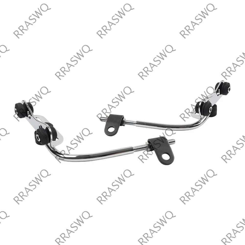 Kit de fixation universel de pare-brise noir pour moto - vue 4