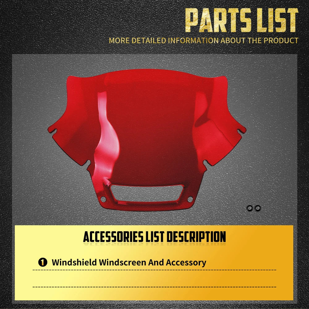 Pare-Brise 8" (Windshield) Multicolore - Harley-Davidson Low Rider ST 2022-2025 – photo 5/11