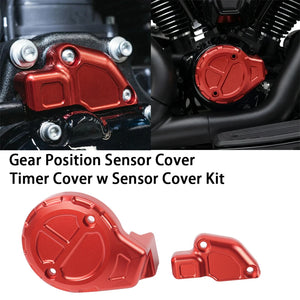 Cache de Capteur de Position de Boîte (Timer Cover) CNC pour Harley Touring 117/121 CVO, Softail 2025+ – photo 1/9