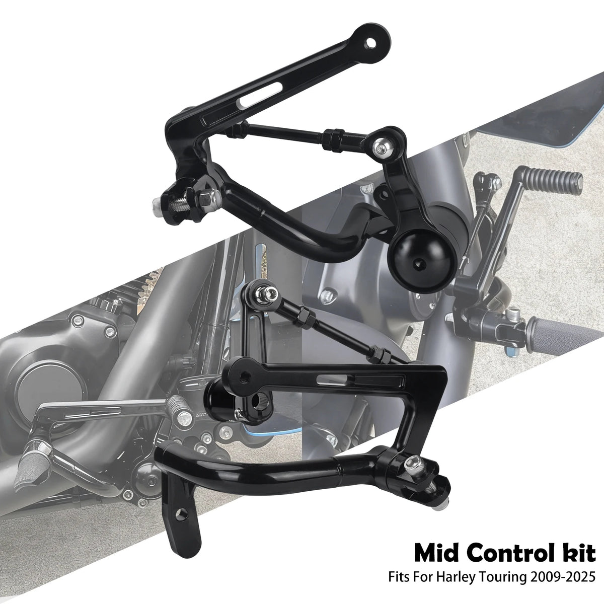 Kit de commandes centrales noir pour moto Harley-Davidson - vue 7