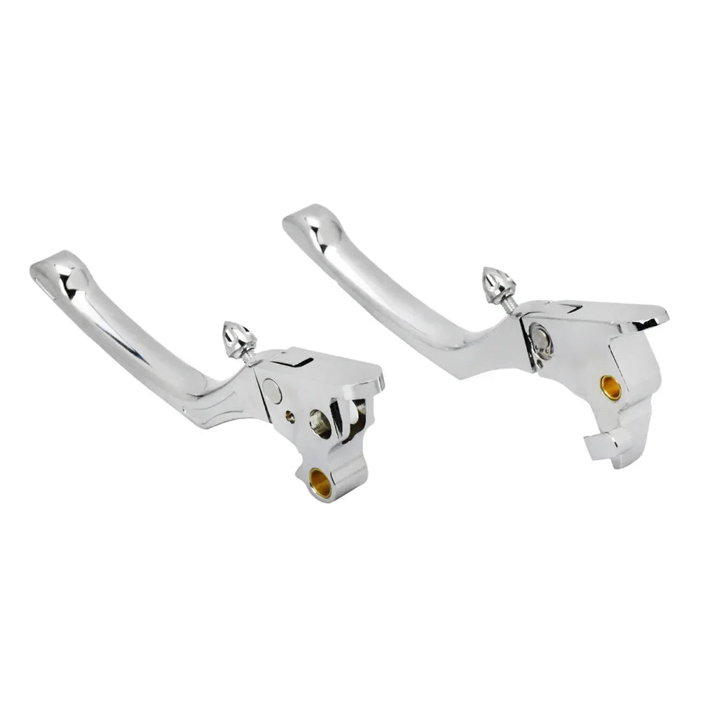Levier de frein réglable en aluminium pour Harley-Davidson Softail - vue 2
