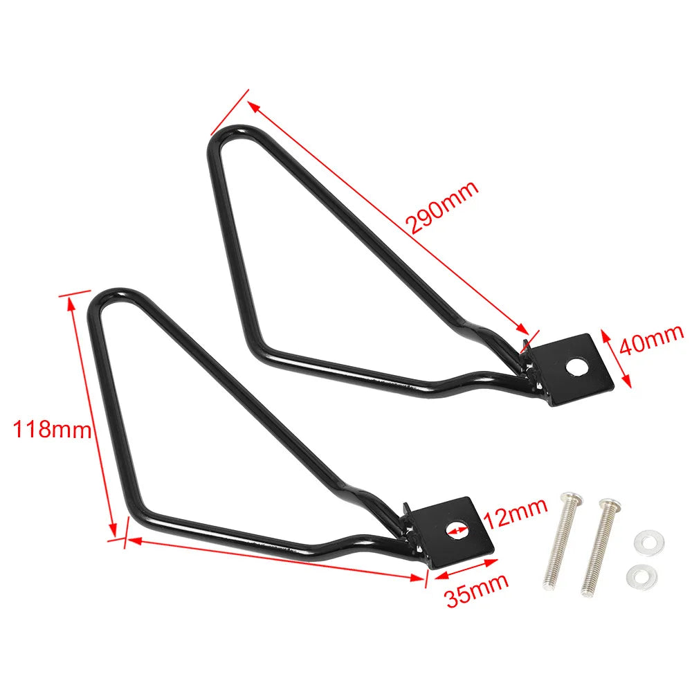 Barre de support chromée pour sacoche cavalière de Harley-Davidson Dyna - vue 6