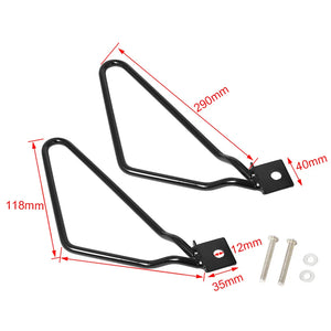Barre de support chromée pour sacoche cavalière de Harley-Davidson Dyna - vue 6