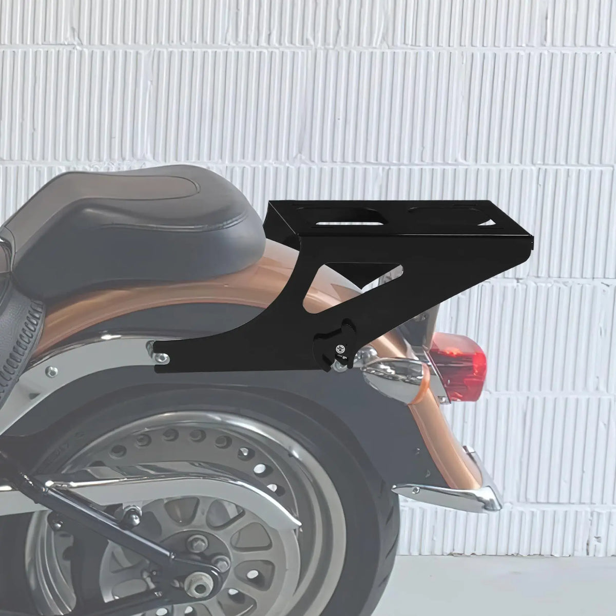 Porte-Bagages de Selle Solo pour Harley-Davidson Fat Boy, Softail, Night Train et Cross Bones - vue 6