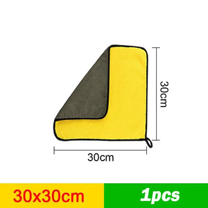 Serviettes de Nettoyage Microfibre Double Face (Lot de 1, 2 ou 6) - Auto/Moto – photo 8/12