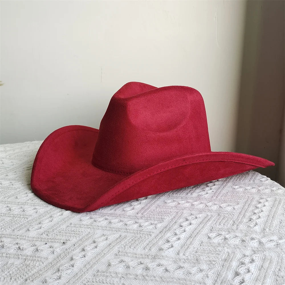 Chapeau cowboy en suédine - vue 26