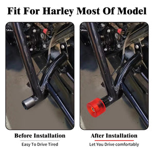 Paire de billes de protection noires pour pare-carter de moto Harley-Davidson - vue 2