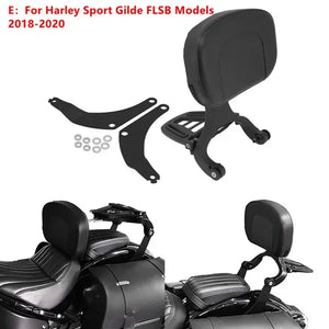 Dossier conducteur/passager réglable (sissy bar) noir/chrome pour Harley-Davidson Softail Breakout, Touring 2009-2017 – photo 13/27