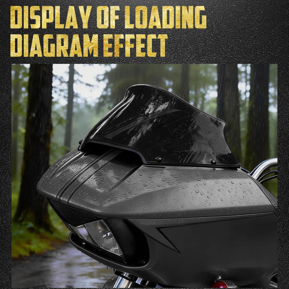 Pare-Brise Vague 9 Pouces - Harley-Davidson Road Glide FLTRX 2015-2023 – photo 2/11