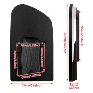 Cache de pédale de frein noir CNC pour Harley-Davidson Softail - vue 6