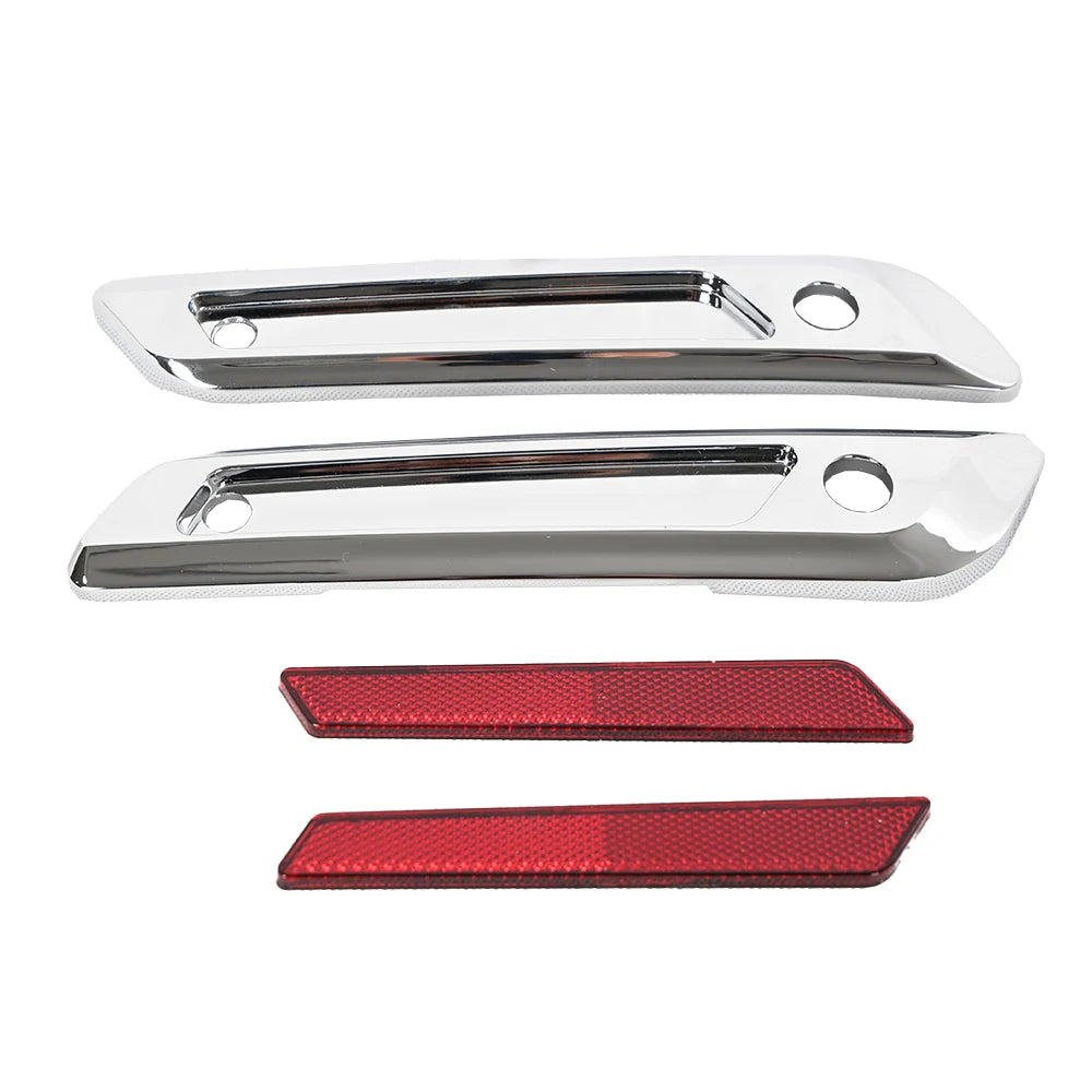 Caches de charnières de sacoches CNC aluminium T6061 pour Harley Road Glide / Street Glide 2023.5-2025 - vue 2