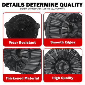 Filtre à air gris style ouvert pour Harley-Davidson Touring CVO - vue 3