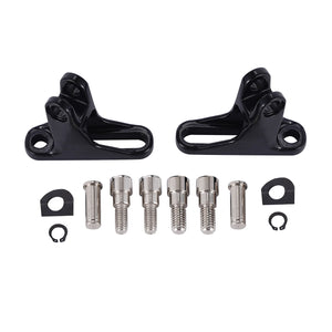 Repose-pieds passager arrière en acier pour Harley-Davidson Touring, Electra Glide, Road King 1993-2024 – photo 3/8