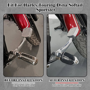 Repose-pieds passager (male mount) style Slipstream - Harley Touring Electra Glide FLHX, Softail Breakout, Dyna, Sportster – photo 2/8