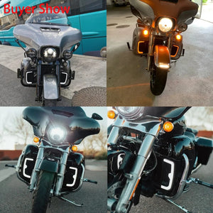 Grille inférieure de carénage LED noire pour Harley-Davidson Touring - vue 6