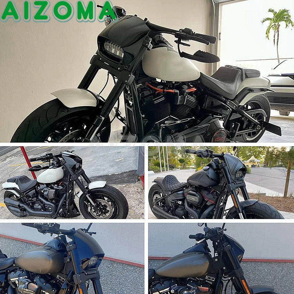 Phare avant / carénage optique pour Harley-Davidson Softail Fat Bob 114 FXFB FXFBS 2018-24 – photo 6/9