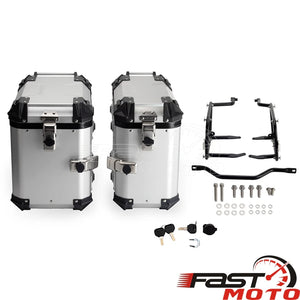 Top case et sacoches latérales en aluminium noir pour Harley Pan America - vue 7