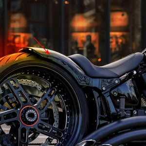 Garde-boue arrière noir vif pour Harley Softail Breakout - vue 6