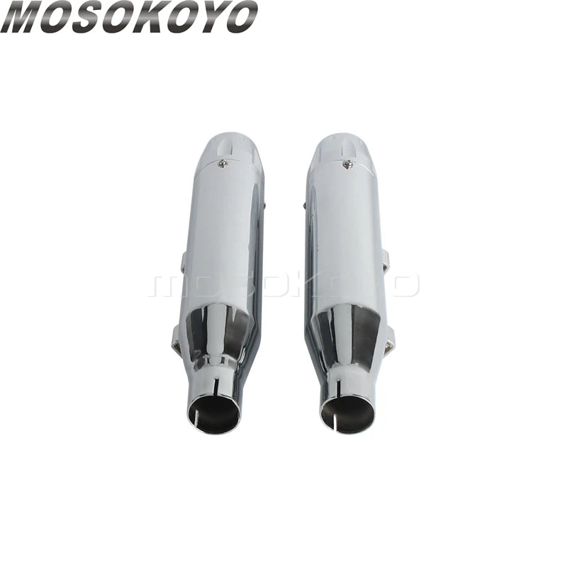 Silencieux slip-on chromés pour Harley Sportster 2014-2016 - vue 2