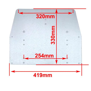 Plaque de base métallique zinguée pour top case Tour Pack de Harley-Davidson - vue 3