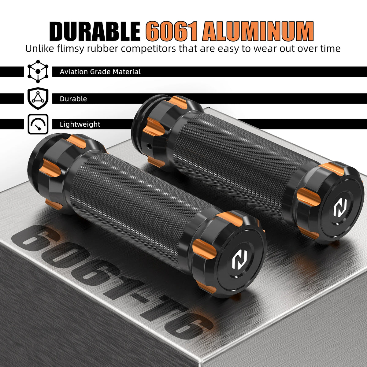 Poignées de Guidon CNC Aluminium pour Harley Street Glide, Road Glide, Road King – photo 3/10