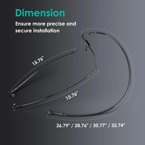 Kit Durite de Frein Double Disque Tressée Inox - Harley-Davidson Touring 1996-2013 sans ABS – photo 6/12