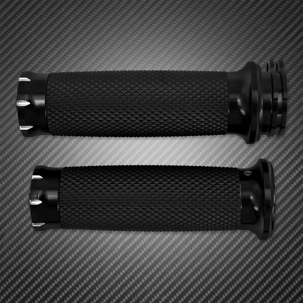 Poignées de guidon aluminium CNC pour Harley Sportster Dyna Softail - vue 1