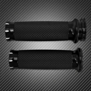 Poignées de guidon aluminium CNC pour Harley Sportster Dyna Softail - vue 1