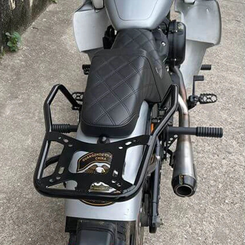 Porte-bagages arrière avec poignées passager pour Harley-Davidson Softail Street Bob M8 - vue 3