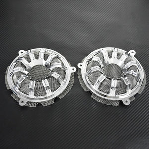 Grilles de haut-parleurs avant 6'' en aluminium (lot de 2) - Harley Touring Electra Glide, Street Glide, Tri Glide 2014-2023 – photo 3/12