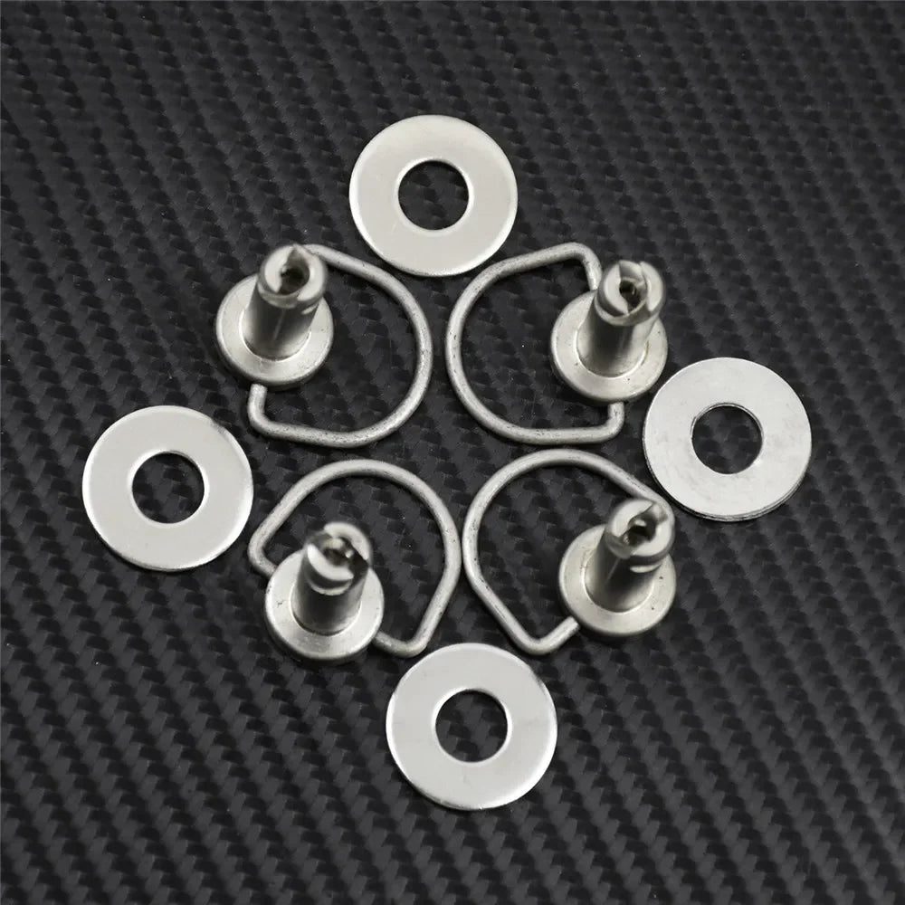 Kit de Fixations Chromées pour Sacoches Rigides Harley (4 pièces) - vue 5