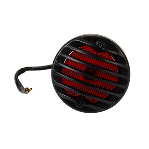 Feu arrière rétro à grille avec support de plaque pour Harley bobber - vue 6